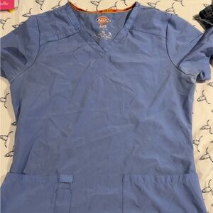 Cecil Blue Scrub Top